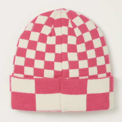 Frauen Männer Winterhut Modisch Druck Beanie gestrickt Weich Warm Slouchy Schädel Kappe Y2k Beanie