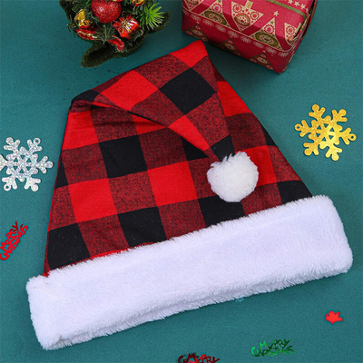 Weihnachtshut für Erwachsene mit Winterkleidung Dekorativ warme Skullies Kapuze Strickkappe