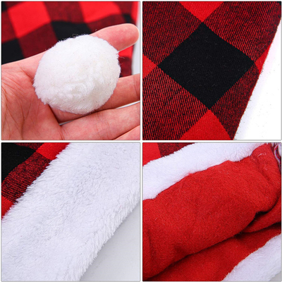 Weihnachtshut für Erwachsene mit Winterkleidung Dekorativ warme Skullies Kapuze Strickkappe