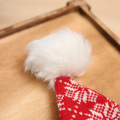 Winter Dicke Strick-Erwachsene Weihnachten Pom Ball Hut Frohe Weihnachtsdekoration Geschenke Glückliches Neujahr 2024 Naviida