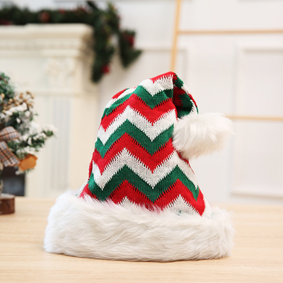 Winter Dicke Strick-Erwachsene Weihnachten Pom Ball Hut Frohe Weihnachtsdekoration Geschenke Glückliches Neujahr 2024 Naviida