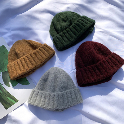Winter Strick Beanie Hüte Warme weiche Hüte Outdoor Sport Casual Stil Anpassungsbeanie