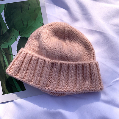 Winter Strick Beanie Hüte Warme weiche Hüte Outdoor Sport Casual Stil Anpassungsbeanie