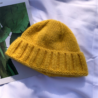 Winter Strick Beanie Hüte Warme weiche Hüte Outdoor Sport Casual Stil Anpassungsbeanie