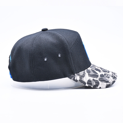 OEM Großhandel Kautschuk Patch Baseball Cap Custom Logo Stickerei 7 Panel Baseball Hut Hersteller
