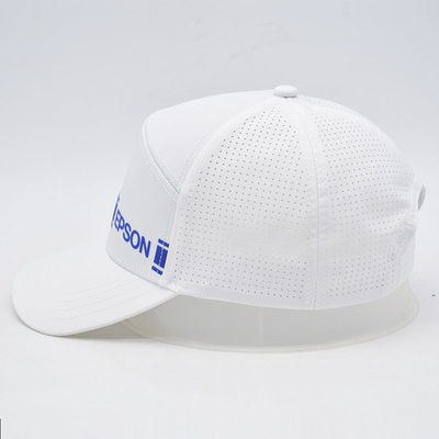 Sport Gorras Laserschnitt Hole Baseballmütze Custom High Profile 6 Panel Baseballmütze