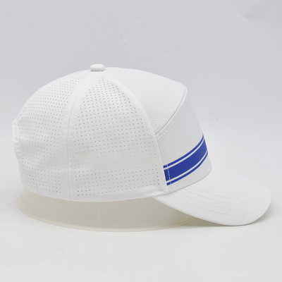 Sport Gorras Laserschnitt Hole Baseballmütze Custom High Profile 6 Panel Baseballmütze