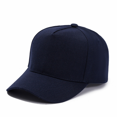 Benutzerdefinierte Größe 5 Panel Baseballkappe mit anpassbarer Farbe und mittlerem Kronenfarbe anpassbare Nählinie