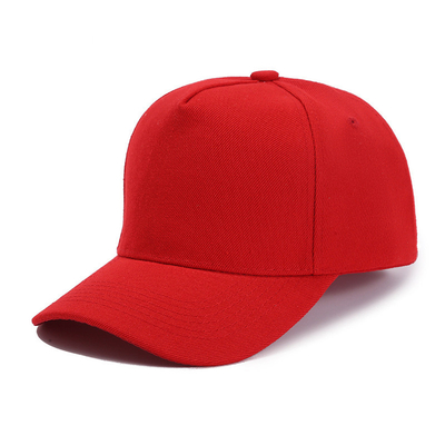 Benutzerdefinierte Größe 5 Panel Baseballkappe mit anpassbarer Farbe und mittlerem Kronenfarbe anpassbare Nählinie