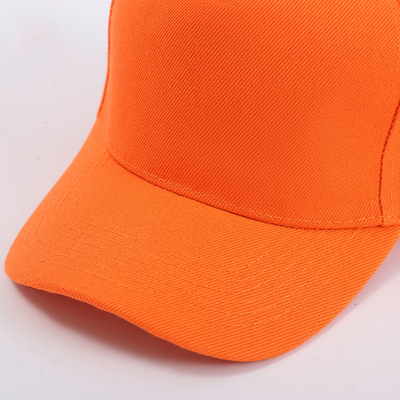 Handwaschpflege Struktur 5 Panel Baseballkappe mit flachen/kurven Spitzen Stil anpassbar