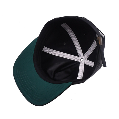Hohe Haltbarkeit unstrukturierte Snapback-Kappen mit strukturierter Krone
