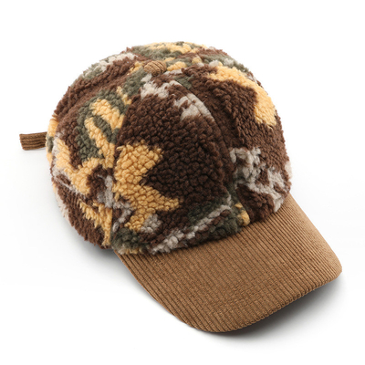 Herbst-Winter-Männer und Frauen Warme dicke Tarnung Bollkappe Bollkappe