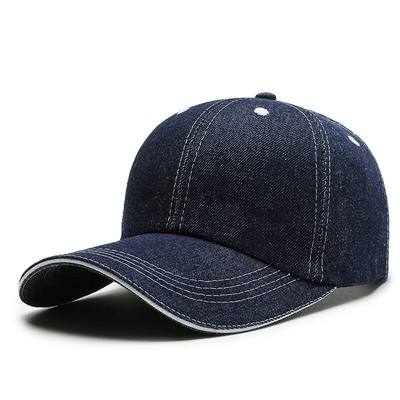 Verstärkte Nähte 6 Panel Baseballkappe mit hoher Krone und unstrukturiertem Design
