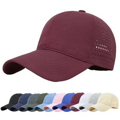 Männer schnelle trockene Atmung Sport Baseballkappe Custom Mesh verstellbarer einfacher Hut Lauf-Trucker-Hut