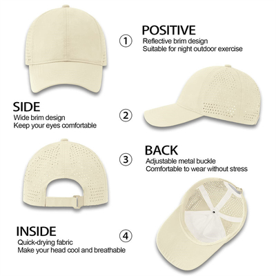 Männer schnelle trockene Atmung Sport Baseballkappe Custom Mesh verstellbarer einfacher Hut Lauf-Trucker-Hut
