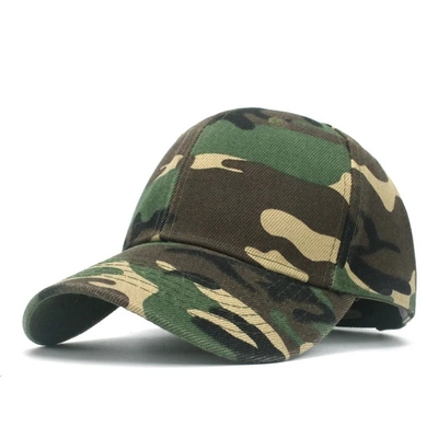 Verstellbares Camo Männer Baseballkappe Logo Tarnung Taktische 6 Panel Baseball Hüte