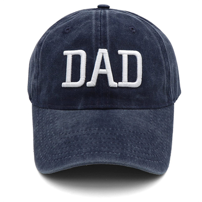 Zwei Töne Wasch Broderierte Brief Vater Mom Mesh Trucker Hut Großhandel Retro Trucker Cap