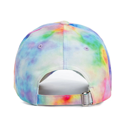 Custom Fashion Hip Hop 6 Panel Tie Dye Baseball Hut Kappe Hohe Krone Unregelmäßiger Druck Baseball Hüte