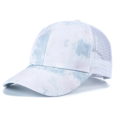 Custom Fashion Hip Hop 6 Panel Tie Dye Baseball Hut Kappe Hohe Krone Unregelmäßiger Druck Baseball Hüte