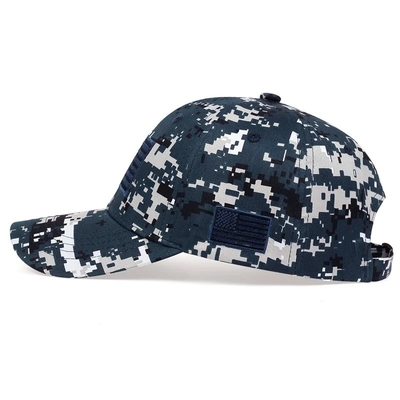 Custom Outdoor Tarnung Baseball Sport Kappe Großhandel 6 Panel Taktische Baseball Kappe