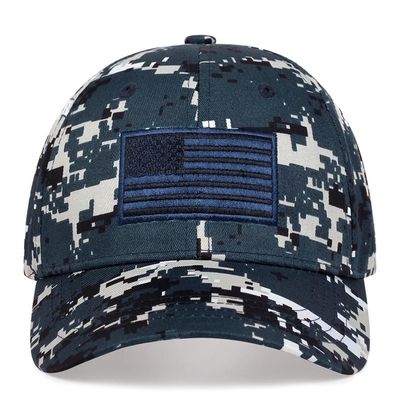 Custom Outdoor Tarnung Baseball Sport Kappe Großhandel 6 Panel Taktische Baseball Kappe