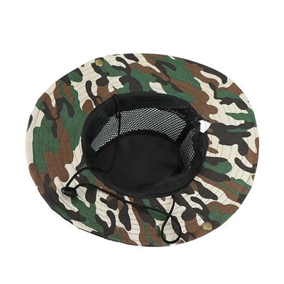 Outdoor Camo Tarnung Fischer Eimer Hut mit benutzerdefiniertem Logo Jagd Wandern Eimer Hut