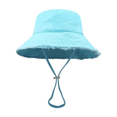 Custom Baumwolle Seil Eimer Hut für Unisex Mode-Stil