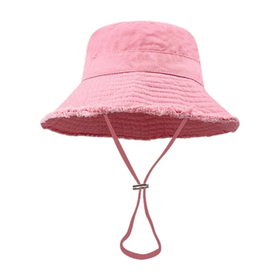 Custom Baumwolle Seil Eimer Hut für Unisex Mode-Stil