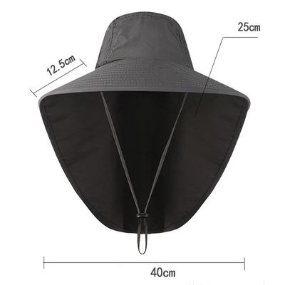 Stilvolle Sonnenschirme Nylon Schnelle Fischer-Eimer-Hut UPF40 Fischer-Fischer-Hut