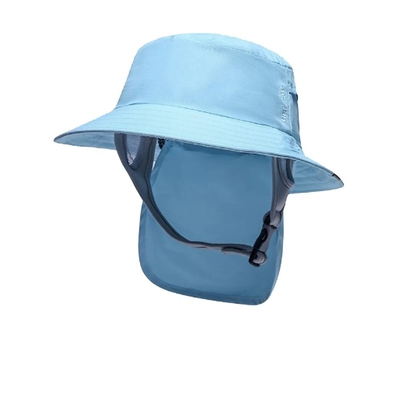 Neue Atemberaubende Brim Sonnenschirm Schnelltrocknender Strand kühle Surfmütze Custom Surf Bucket Hut