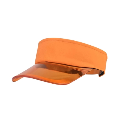 Außen-Sonnenhütte-Hut-Visor kundenspezifisches Logo Sommer-Sonnenhütte-Visor-Hut-Transparente-Visor-Kappe