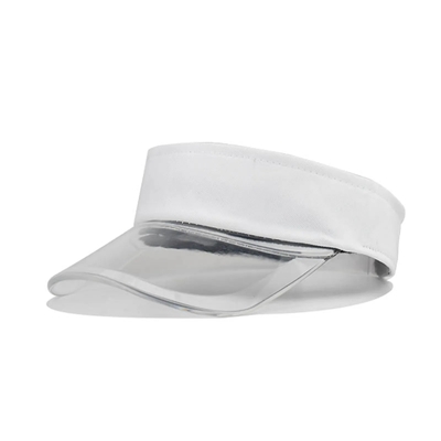 Außen-Sonnenhütte-Hut-Visor kundenspezifisches Logo Sommer-Sonnenhütte-Visor-Hut-Transparente-Visor-Kappe