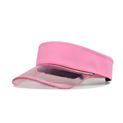 Außen-Sonnenhütte-Hut-Visor kundenspezifisches Logo Sommer-Sonnenhütte-Visor-Hut-Transparente-Visor-Kappe
