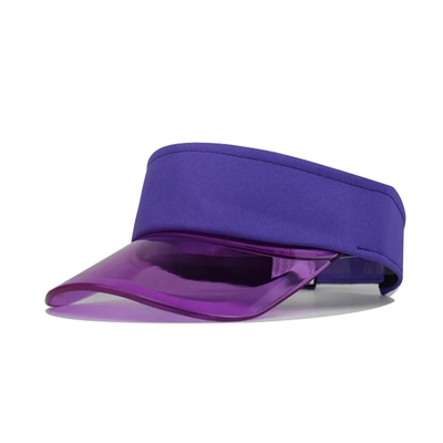 Außen-Sonnenhütte-Hut-Visor kundenspezifisches Logo Sommer-Sonnenhütte-Visor-Hut-Transparente-Visor-Kappe