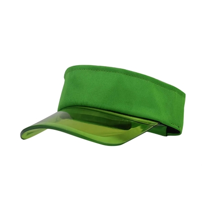 Sommer Sonnenhut Golf Transparent Visor Caps Custom Sonnenschirm Anti-Uv Schutz Leere Spitze Visor Cap