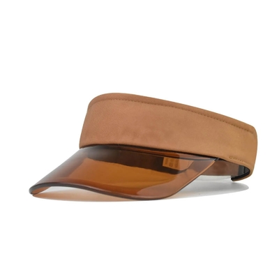 Sommer Sonnenhut Golf Transparent Visor Caps Custom Sonnenschirm Anti-Uv Schutz Leere Spitze Visor Cap