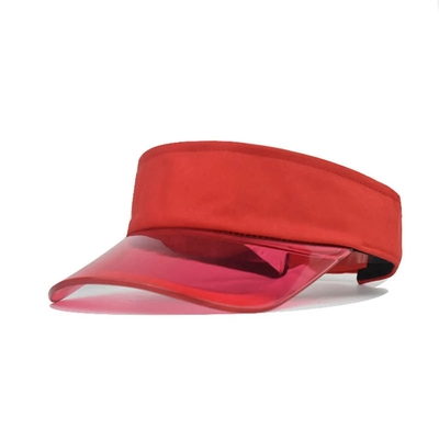 Sommer Sonnenhut Golf Transparent Visor Caps Custom Sonnenschirm Anti-Uv Schutz Leere Spitze Visor Cap