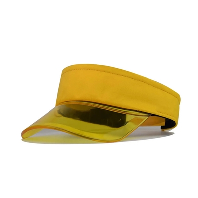 Sommer Sonnenhut Golf Transparent Visor Caps Custom Sonnenschirm Anti-Uv Schutz Leere Spitze Visor Cap