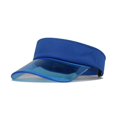 Sommer Sonnenhut Golf Transparent Visor Caps Custom Sonnenschirm Anti-Uv Schutz Leere Spitze Visor Cap