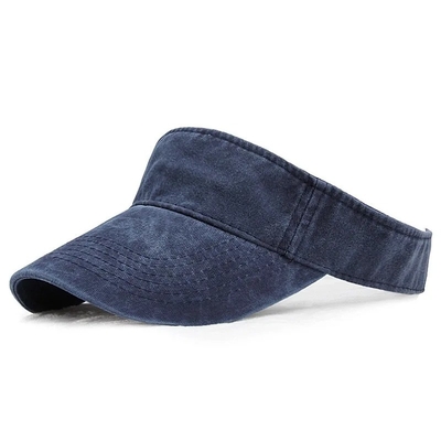 New Summer Denim Wasch Visiere Frauen Outdoor Sport Sonnenhut Golf Wandern Tennis Mann Sonnencreme Kappe