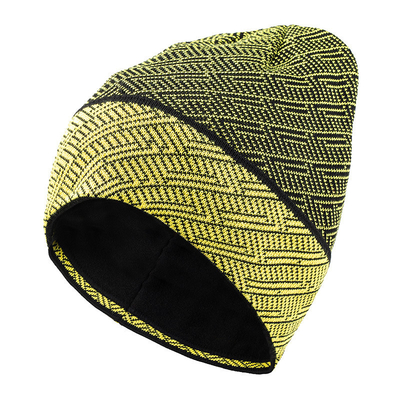 Erwachsene Winter warme Strickhut Frauen Skihut Männer Große Samt Beanie Hut