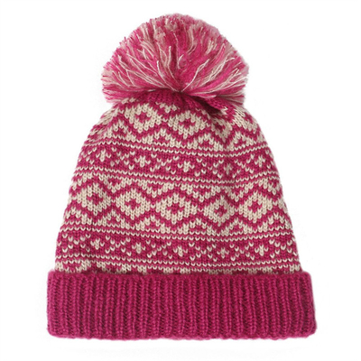 Wintermarke Frauen Pelz Pom Pom Pom Kappe Mädchens Strickmütze Kappe Dicke Frauen Skullies Mütze
