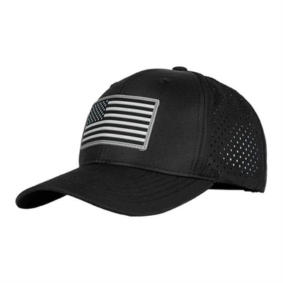 Oen Custom Design Amerikanische Flagge Baseballkappe Männer Stickerei Perforierter Baseballhut