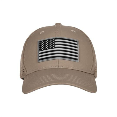 Oen Custom Design Amerikanische Flagge Baseballkappe Männer Stickerei Perforierter Baseballhut