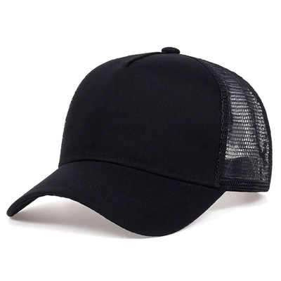 High-Qualität 5-Panel-Trucker-Hüte Großhandel gekrümmte Maschenkante Trucker-Kappe