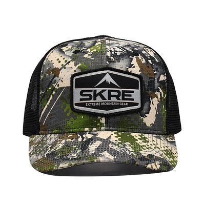 Custom Logo Mesh Rücken Trucker Hut Großhandel 6 Panel Tarnung Trucker Kappe personalisiert
