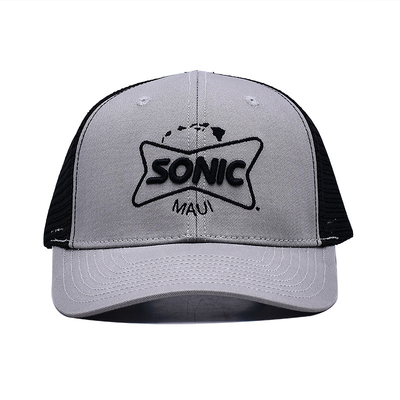 Großhandel Snapback Trucker Hut 6 Panel Mesh Hüte 3d Stickerei Custom Trucker Cap