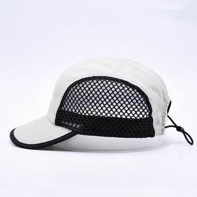 Oem Running Nylon Unstrukturiertes Schnelltrocknungsnetz Running Hat Weiches Großhandel Running Cap
