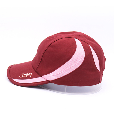 Custom Logo Sports Hat Mesh Running Gorras Hochwertige geschwungene Kante Atmungsportmützen