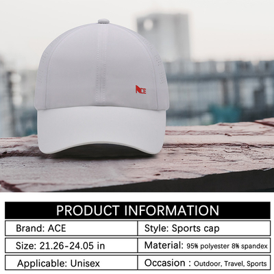 Ace Hat Hersteller Neue Technologie Nahtloses Band Stil Weiß Baseball Sport Baseball Hüte